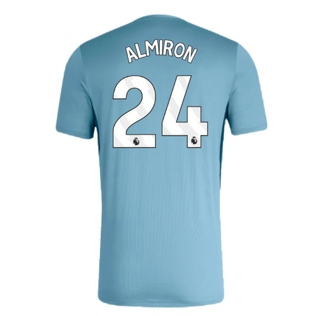 2023-2024 Newcastle Players Training Short Sleeve Tee (Bluestone) (Almiron 24)-SoccerKits Hub | Buy Soccer Jerseys Online
